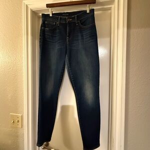 Lucky Brand Ava Mid Rise Skinny Jeans Women’s Size 29 Dark Wash Stretch Denim